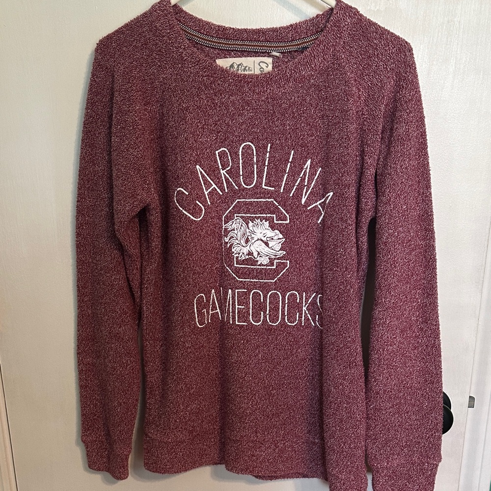 Pressbox Maroon Carolina Gamecocks Sweatshirt womens size‎ small